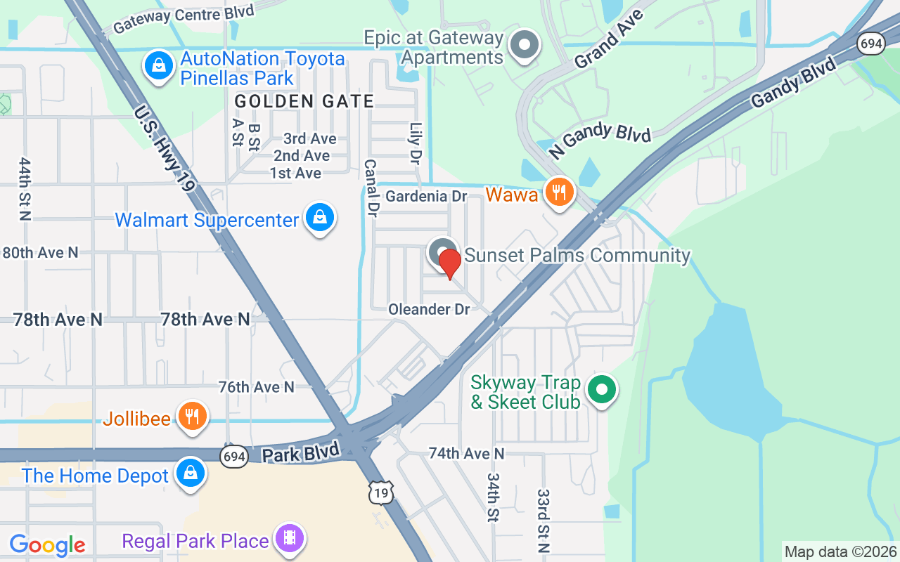 34462 Palm Drive, Pinellas Park, FL 33781