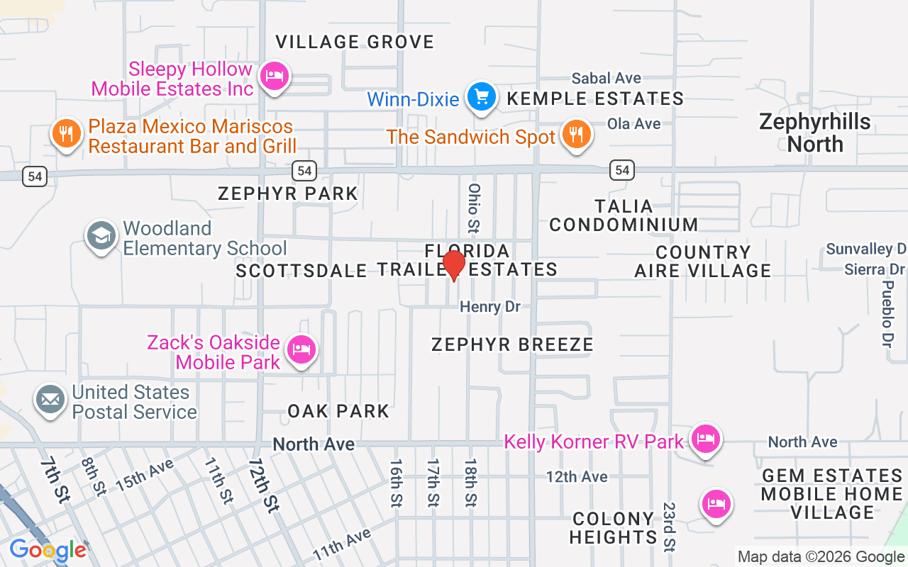 6250 Connecticut Street, Zephyrhills, FL 33542