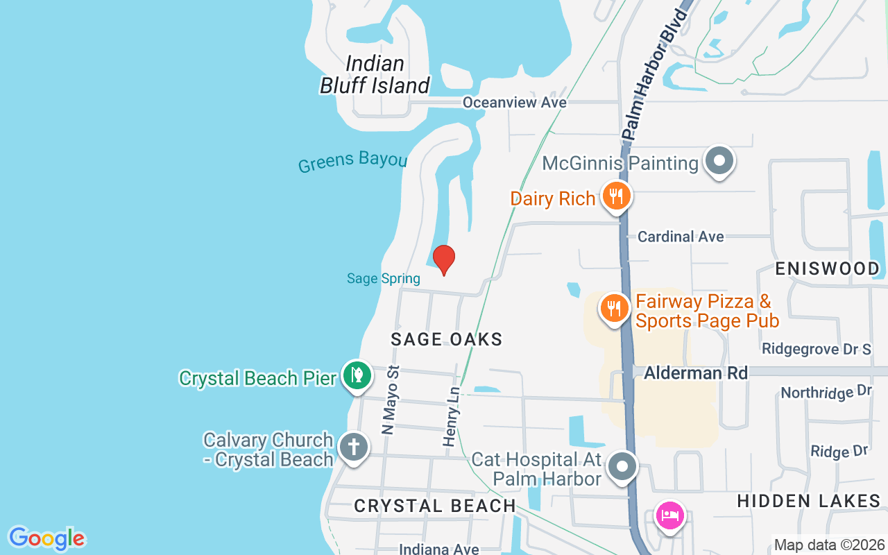 155 Sage Road, Crystal Beach, FL 34681