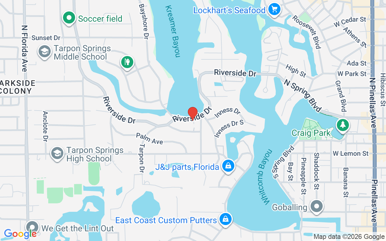 518 Riverside Drive, Tarpon Springs, FL 34689