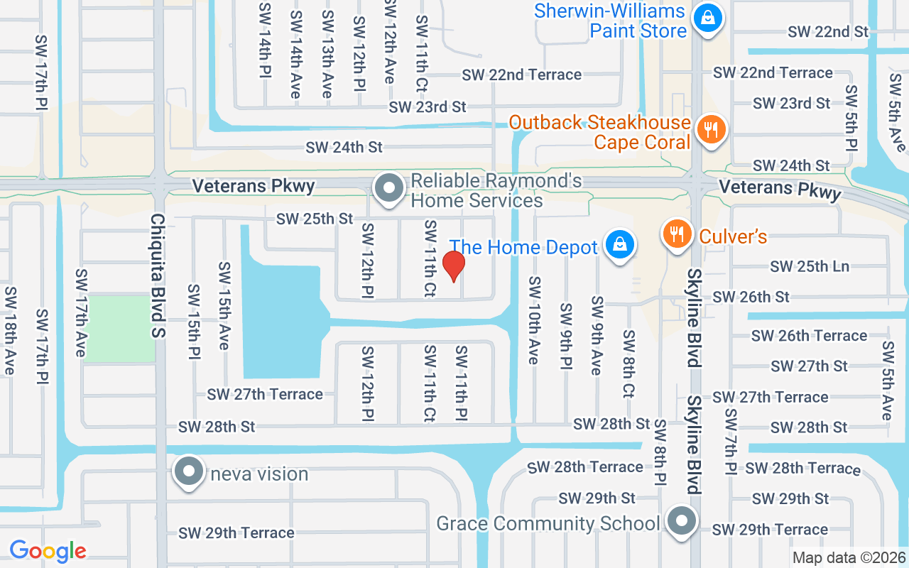 2536 Sw 11Th Pl, Cape Coral, FL 33914