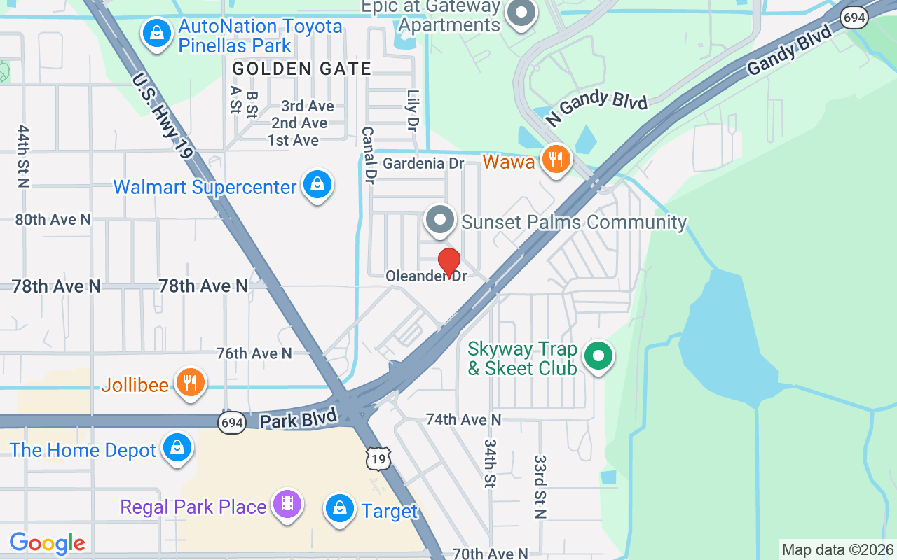 34412 Oleander Drive, Pinellas Park, FL 33781