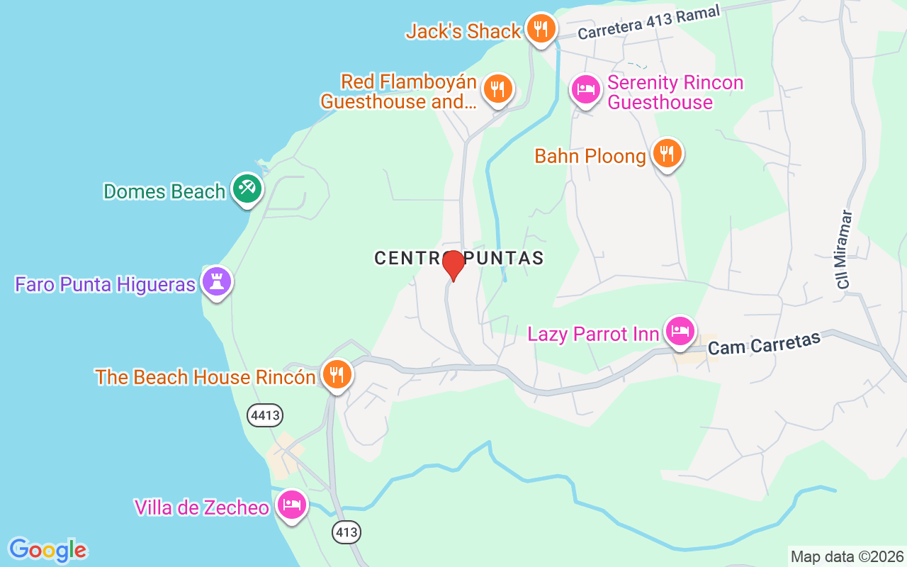 Carr. 413 Int. Km 3.2 Rincon Surf Club, Rincon, PR 00677