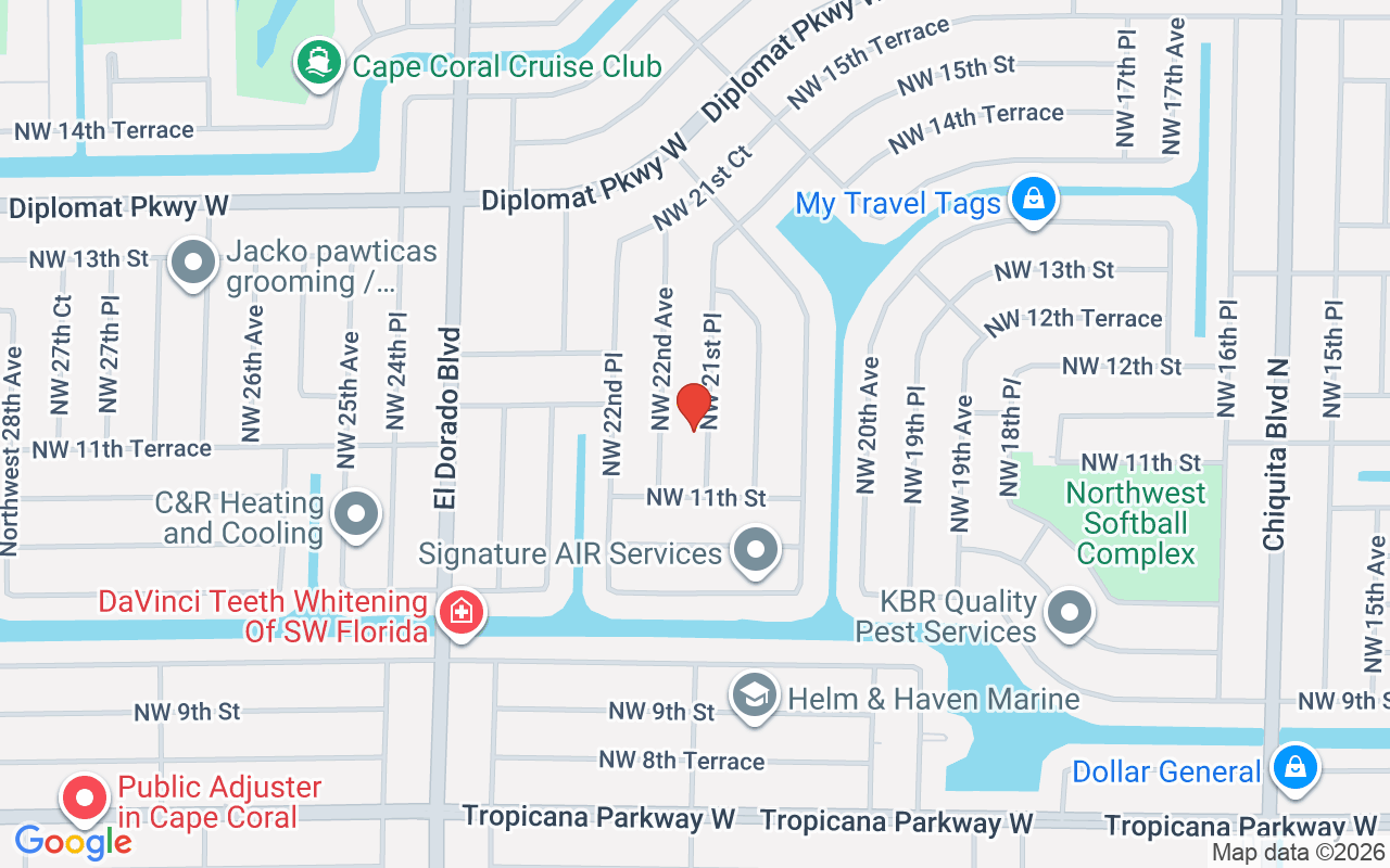 1116 21St Pl Nw, Cape Coral, FL 33993