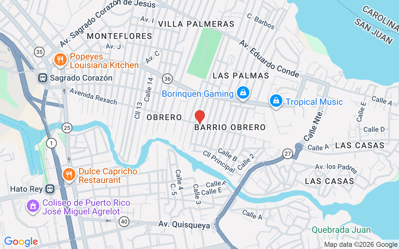 Calle William Bo. Obrero, San Juan, PR 00926