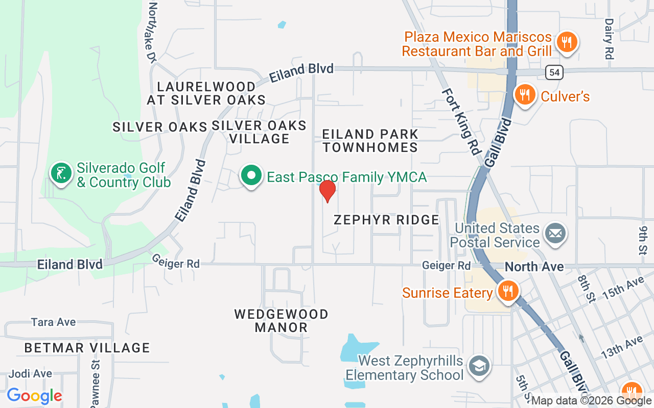 6128 Ridgewood Drive, Zephyrhills, FL 33542