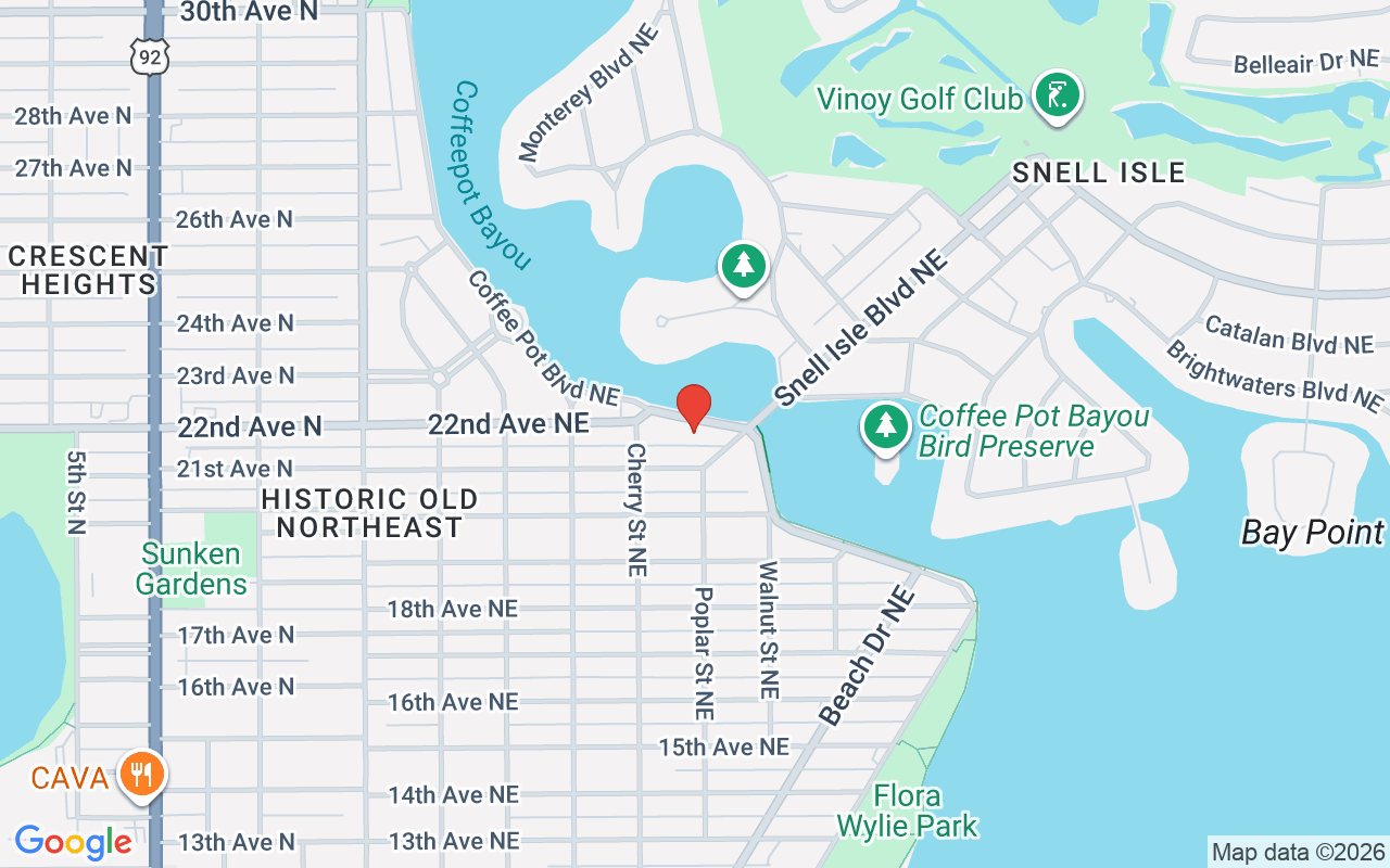 2152 Coffee Pot Boulevard, St Petersburg, FL 33704