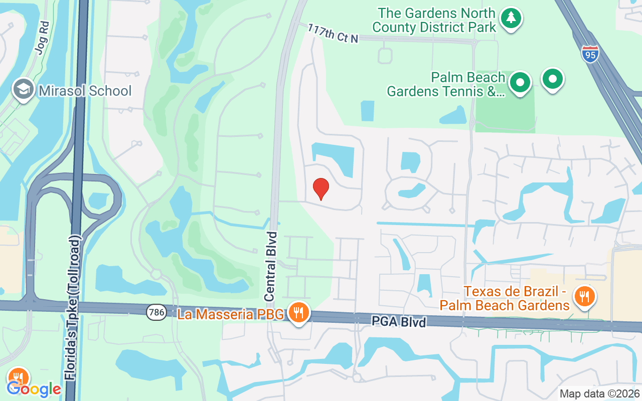 105  Bent Tree Drive, Palm Beach Gardens, FL 33418