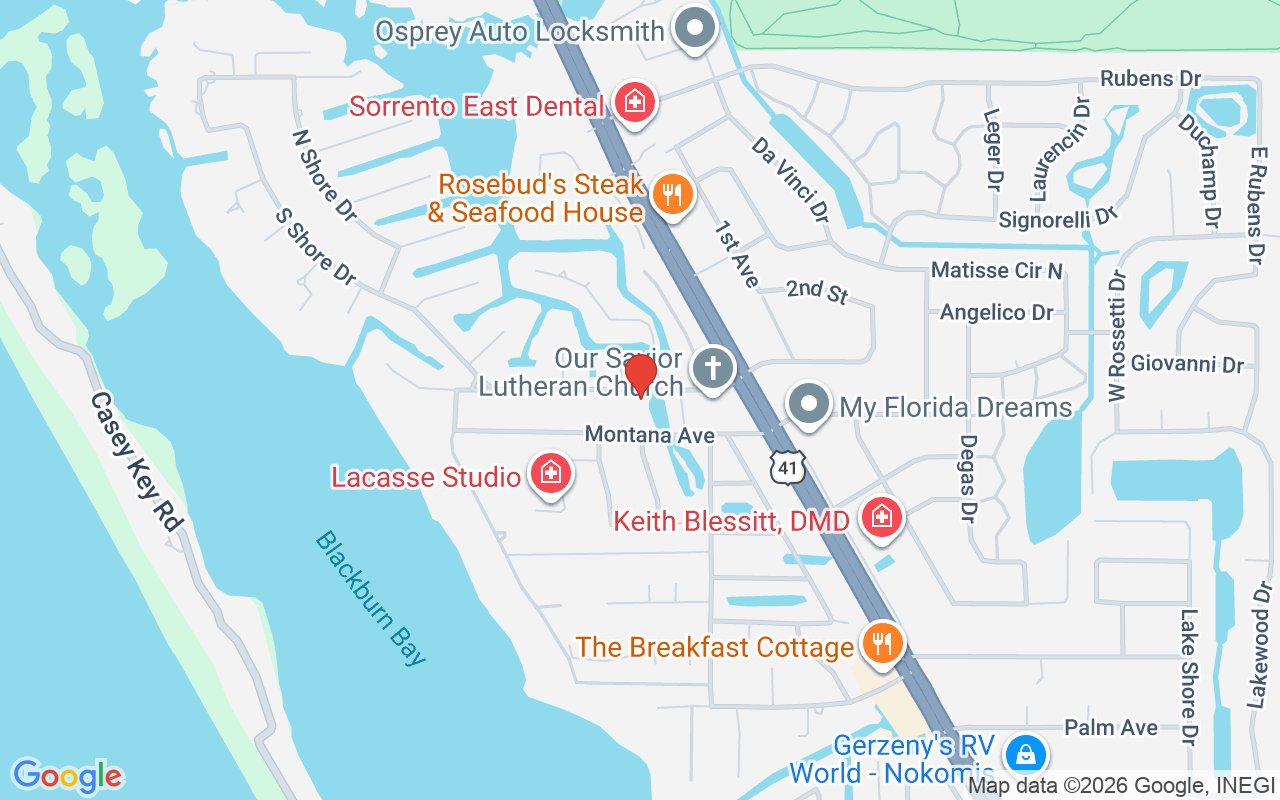 107 Sorrento Drive, Osprey, FL 34229