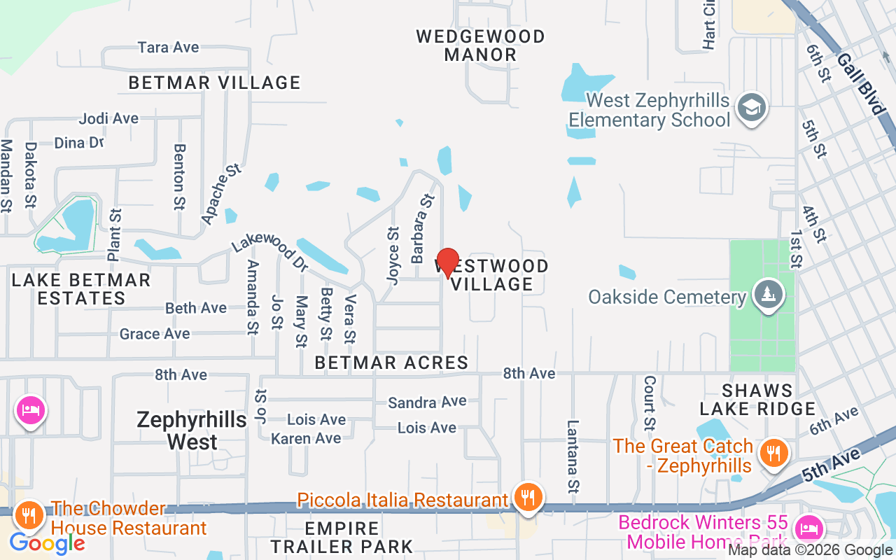 5410 Betmar Drive, Zephyrhills, FL 33542