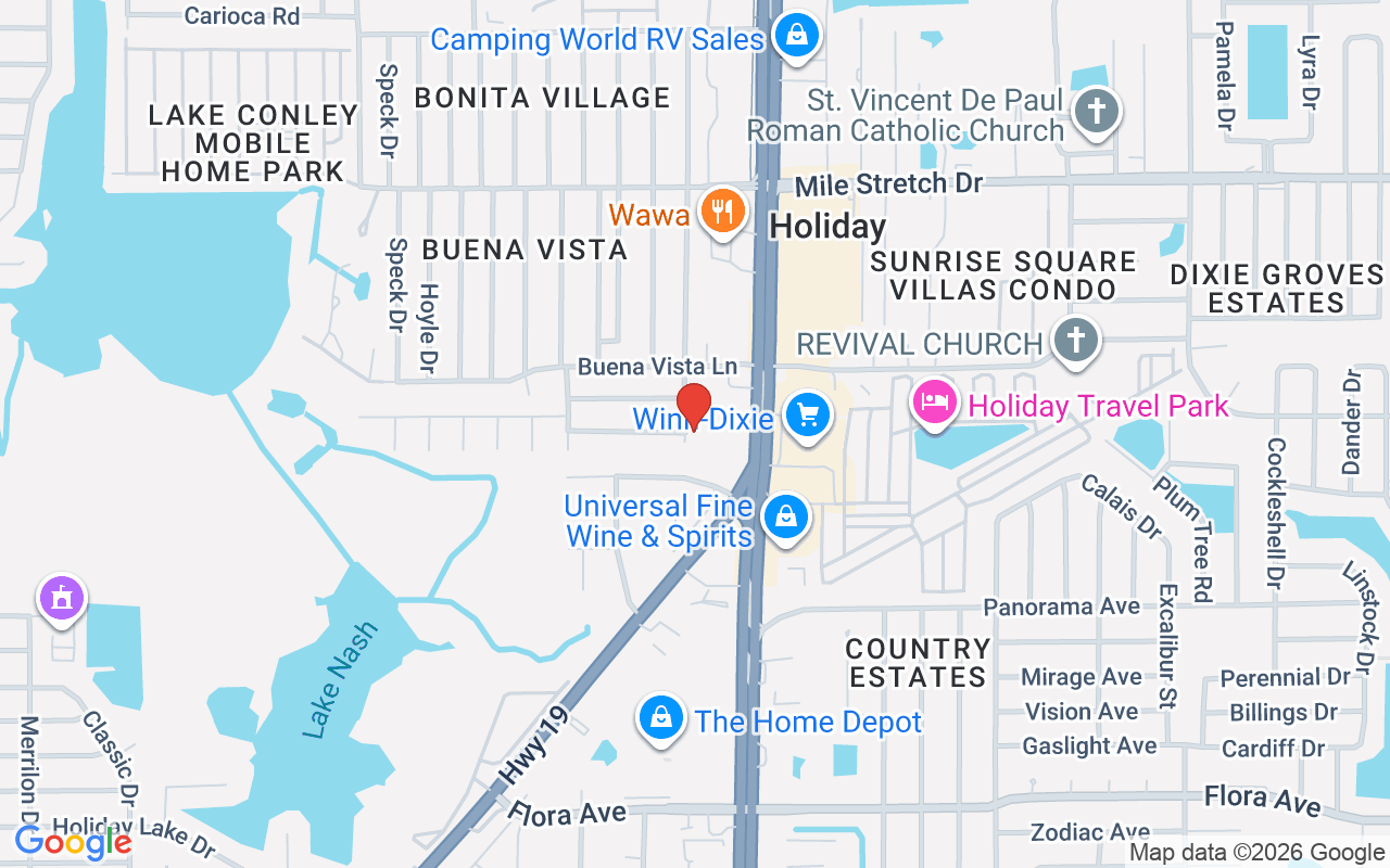 1702 Holiday Drive, Holiday, FL 34691